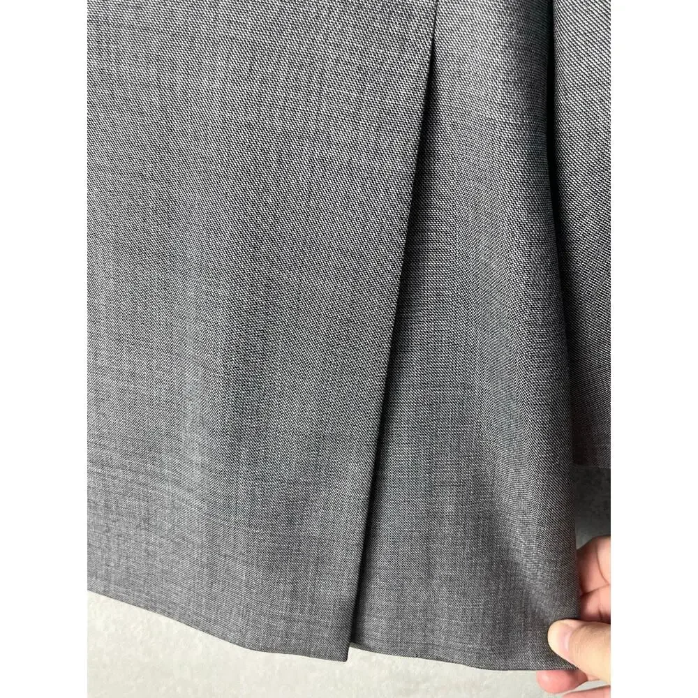 ETRO Milano Gray Wool Sport Coat Blazer Mens 54 EU 44R Italy Striped Lining